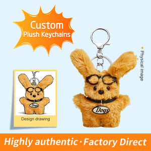 Toptan Özel Küçük Peluş Anahtarlık Oyuncaklar Dolgulu Hayvan <span class=keywords><strong>Mini</strong></span> Peluş Oyuncaklar Anahtarlık - Product Image 4