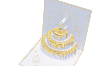Carte d'invitation de mariage en papier à rouler personnalisable unique Boîte de style féerique à pompon pour les occasions d'anniversaire de la Saint-Valentin à bas quantité minimale de commande