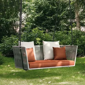 Mobili da giardino creativo altalena appesa sedia soggiorno singola doppia sedia di vimini per la casa dei bambini divano pigro