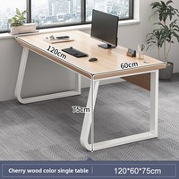 LBZ-177X Ensemble bureau et chaise d'ordinateur moderne, mobilier de bureau sans assemblage requis, usage commercial