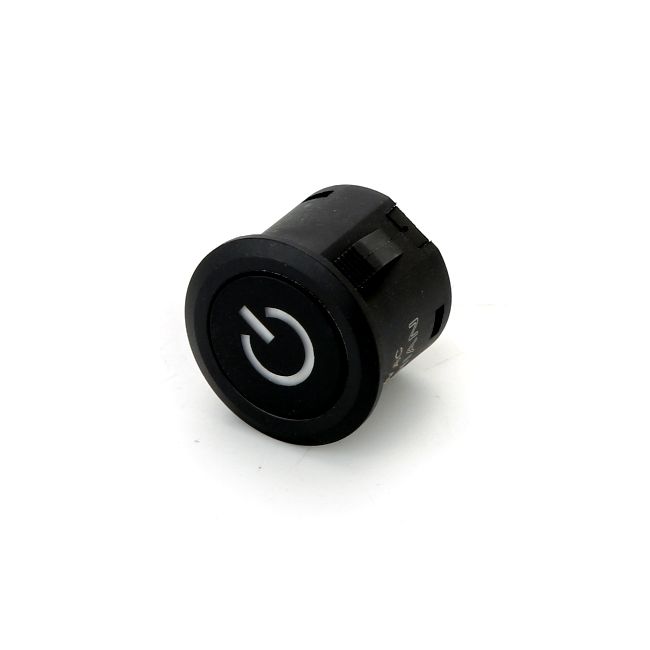 Plastic Power Symbol 22mm Illuminated Push Button Switch