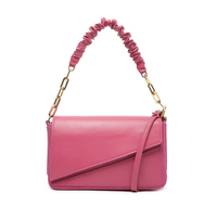 Sac à bandoulière élégant en cuir PU avec chaîne métallique Paparazzi PA0217 pour filles