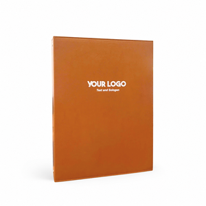 TRONG DONG RB03 OEM ODM Manufacturer Custom Logo Premium 3 <b>Ring</b> <b>Binder</b> Portfolio with Slipcase Business Document Folder - Product Image 2