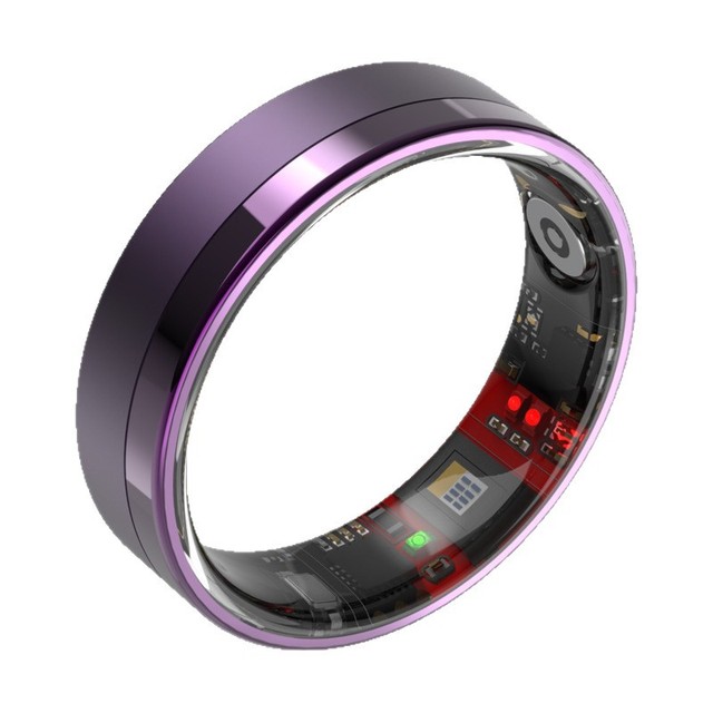 Medical-grade AI Health-monitoring Smart Ring Charging Cable Dock HRV Heart Rate Blood Oxygen Sleep Tracking Womens Cycle