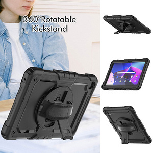 Dày Silicone Trường Hợp Máy Tính Bảng Đối Với Lenovo TAB M10 3rd 10.1 TB-328FU TB-328XU Rugged Bìa Với Dây Đeo Vai Bảo Vệ Màn Hình Phim - Product Image 3