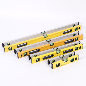 Nivel de burbuja magnético Lu Xin, precisión de 0.5 mm, grado industrial, con agarre amarillo para mediciones de precisión - Product Image 1