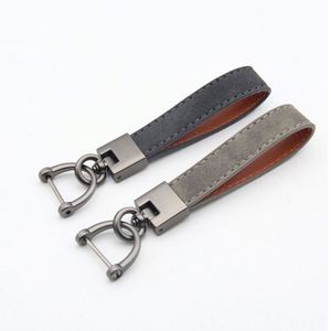 Customizable <b>Car</b> <b>Key</b> Chain Luxury Genuine Leather Keychain Pure Color Buckle <b>Key</b> <b>Ring</b> <b>Car</b> Accessories Gift <b>Car</b> Keychain - Product Image 2