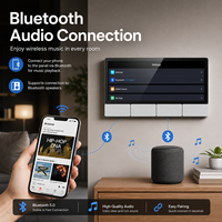 Panneau de contrôle intelligent Tuya Zigbee de 6,2 pouces, écran tactile Android 11, contrôleur central, fournisseur d'automatisation de projets OEM ODM F5