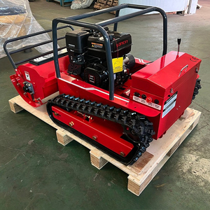 Tondeuse à fléaux professionnelle télécommandée 800 mm, moteur Loncin 12 CV, débroussailleuse robuste sur chenilles pour pentes, idéale pour l'agriculture et la foresterie - Product Image 1