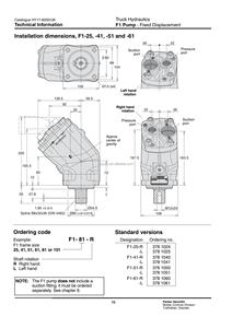 Motor Hidráulico de Pistones Axiales <span class=keywords><strong>Parker</strong></span> de Alta Calidad F1-041-R-000, Bomba F1041R 000 con Garantía Comercial - Product Image 5