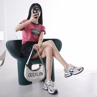 Chaussures de sport athlétiques, décontractées, à semelle souple, respirantes et ultra-légères pour la course en plein air et pour femmes