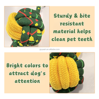 Jouets interactifs pour chiens en corde de coton à thème de Noël, jouets à mâcher lavables en Oxford pour nettoyer les dents des chiots