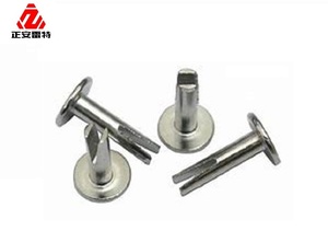 Rivets plats en cuivre massif sur mesure, usinés avec précision, attaches métalliques pour pièces de quincaillerie industrielle - Product Image 5
