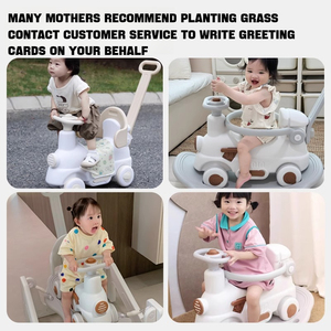 मल्टीफ़ंक्शन प्लास्टिक बच्चों के घोड़े की सवारी खेल खिलौने - Product Image 2