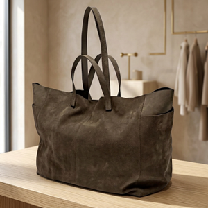 BS INTERNATIONAL Artisanat en cuir véritable Pochette décontractée personnalisée pour femme Fermeture éclair de luxe Imperméable - Product Image 2