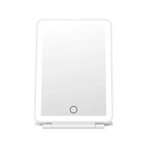 Gương Trang Điểm 3 Màu Có Thể Điều Chỉnh Ánh Sáng Với Màn Hình Cảm Ứng Ánh Sáng Gương <span class=keywords><strong>LED</strong></span> Trang Điểm Di Động Gấp Được - Product Image 3