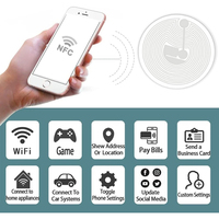 Étiquettes NFC Personnalisables Logo Imprimable 13.56 MHz Puces RFID NFC Autocollantes