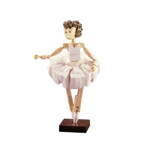 GoldMoc MOC-163028 Ballerina Dance Model Kids DIY <strong>Puzzle</strong> Toys <strong>Action</strong> Figures Building Blocks Set Bricks Toy - Product Image 1