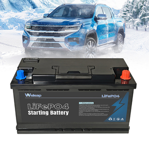 免维护 12V 1200CCA 100Ah 冬季冷启动电池 汽车冬季启动电池 - Product Image 1