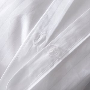Sọc trắng Vua sang trọng sateen tấm & gối đặt 4-mảnh <span class=keywords><strong>600tc</strong></span> Egyptian Cotton tấm ga trải giường thiết lập - Product Image 6