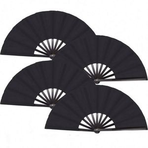 Éventails pliants électriques rechargeables en bambou avec logo personnalisé, éventails pliables imprimés par sublimation pour mariages et événements du Nouvel An - Product Image 3