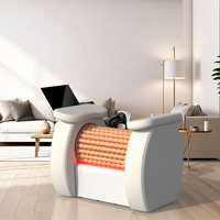 Chaise de remodelage corporel de bureau avec technologie à rouleaux 360° pour drainage lymphatique, perte de poids, remodelage et relaxation complète du corps et des pieds
