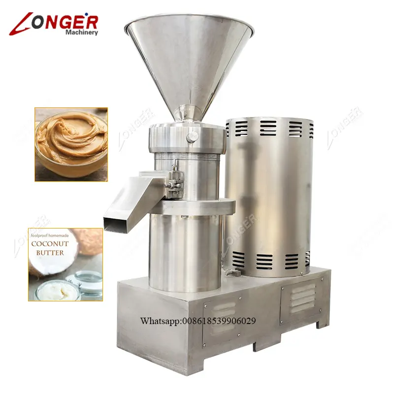 Máquina Industrial de molienda de mantequilla de maní más larga, máquina de mantequilla de coco de Sudáfrica