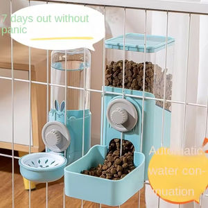 Distributeur d'eau automatique pour chien, grande capacité, écologique, en plastique, suspendu, solide, carré, pour voyage - Product Image 3