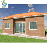 Maisons modulaires, taille personnalisée, préfabriquées, modernes, trois chambres, extensibles, maison-conteneur, panneaux sandwich, acier léger