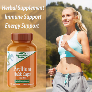 Capsules de Psyllium OEM/ODM 500 mg, Fibres Solubles Naturelles, Soutien Immunitaire - Product Image 3