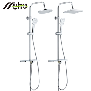 Fournisseur B2B en gros : Colonne de douche thermique classique 3/5 fonctions, ensemble de douche réglable en acier inoxydable avec jet de pluie - Product Image 3