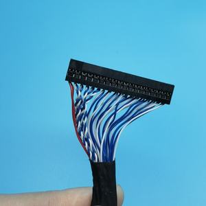 Cable LVDS Electrónico Personalizado para Pantalla LCD de Portátil, Aislamiento de PVC, Núcleo de Cobre, 12V, Opciones de 20/30/40/50 Pines para Panel LCD - Product Image 4