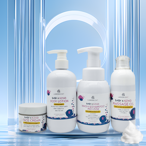 Etiqueta privada Productos de baño para bebés Piel orgánica para bebés Nutritiva e hidratante 3 en 1 Body Wash Teen <span class=keywords><strong>Baby</strong></span> Skin Care Set - Product Image 2
