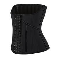Ceinture amincissante en néoprène et spandex pour femme, 21 baleines en acier, maintien moyen, pour ventre plat et post-partum