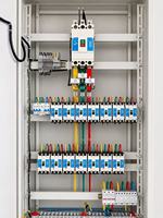 Armoire de distribution d'énergie industrielle basse tension triphasée XL-21 avec assemblage complet de disjoncteurs MCCB