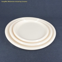 Assiette de table en mélamine écologique de style européen irrégulier, incassable, compatible lave-vaisselle, couleur personnalisable