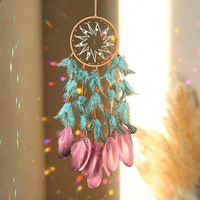 Sweet Girly Ins Feather Wind Chime-hanger, esthetische wanddecoratie, populair romantisch Valentijnscadeau