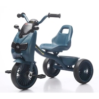 Triciclo de Pedales Ligero para Niños, con Luces y Música, de Tres Ruedas, para Niños y Niñas, Bicicleta para Bebés