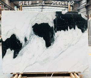 Struttura in bianco e nero controsoffitto da cucina 18mm Panda naturale pietra di marmo bianco lastra di inchiostro cinese scrivania - Product Image 2