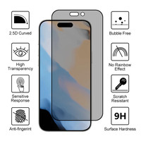 Protecteur d'écran de téléphone en verre trempé anti-explosif 9H incassable pour iPhone 17 Air 12 13 14 15 16 17 Pro Max Plus