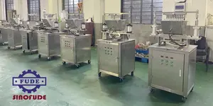 SINOFUDE CE-zertifizierte, einfach zu bedienende Pektin gelatine, kleine, halbautomat ische Maschine zur Herstellung von veganen Gummibärchen