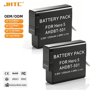 Pack de batteries pour caméra <span class=keywords><strong>Hero</strong></span> 5/6/7/<span class=keywords><strong>8</strong></span> <span class=keywords><strong>Black</strong></span> - <span class=keywords><strong>Batterie</strong></span> au lithium rechargeable pour les modèles <span class=keywords><strong>Hero</strong></span> en stock - Product Image 1