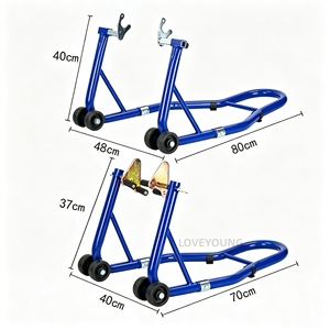 <span class=keywords><strong>Cavalletto</strong></span> <span class=keywords><strong>Anteriore</strong></span> e Posteriore per Moto, Supporto per Parcheggio e Manutenzione Motociclette - Product Image 3