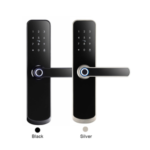 Cerradura de <span class=keywords><strong>Puerta</strong></span> Biométrica con Huella Dactilar WiFi, Impermeable, TTlock, Compatible con Alexa, Manija de <span class=keywords><strong>Puerta</strong></span> Inteligente de Aluminio, <span class=keywords><strong>Entrada</strong></span> Digital sin Llave para <span class=keywords><strong>Puerta</strong></span> de Acero - Product Image 4