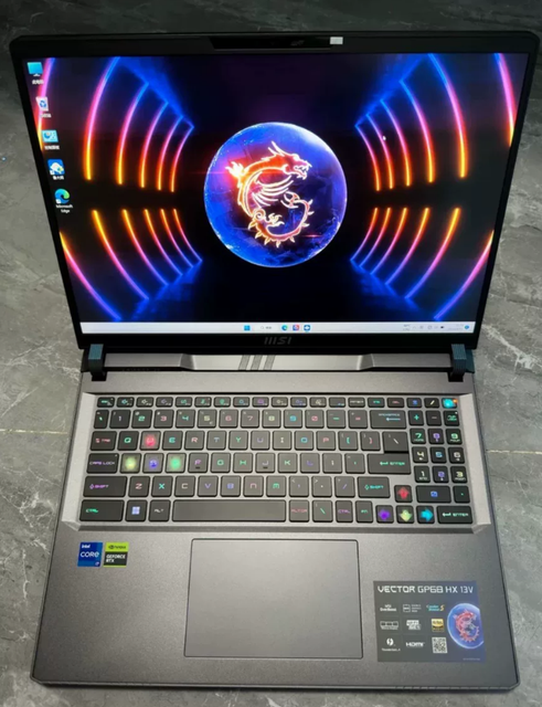 High Quality MSI Laptop Vector GP68 HX 13V I7 13th Rtx 4080 16GB 16" 240Hz 2.5K SSD Gaming Laptop