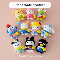Lindo Amigurumi de Ganchillo en Forma de Hoja de Sanli, Hecho a Mano, Ecológico, de Lana, para Niños de Jardín de Infancia, Tendencia en Artesanía