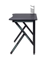 CARLFORD Table de jeu en métal pour ordinateur de bureau avec design simple