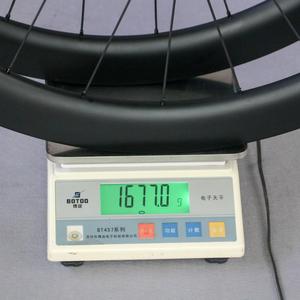 Jeu de roues de vélo de route en carbone chinois CX Offset Disc Cycling Fiber Clincher 700C - Product Image 5
