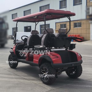 Carrito de Golf Eléctrico de Lujo para 6 Pasajeros, Certificado CE, para Hoteles, Resorts y Atracciones Turísticas, Venta al Por Mayor - Product Image 4