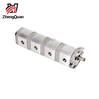 Pompe à engrenages hydraulique haute pression Zhengquan HGP-1111A-F2/2/2/2R, pompe à huile, vente directe du fabricant, pompe mécanique multi-étages